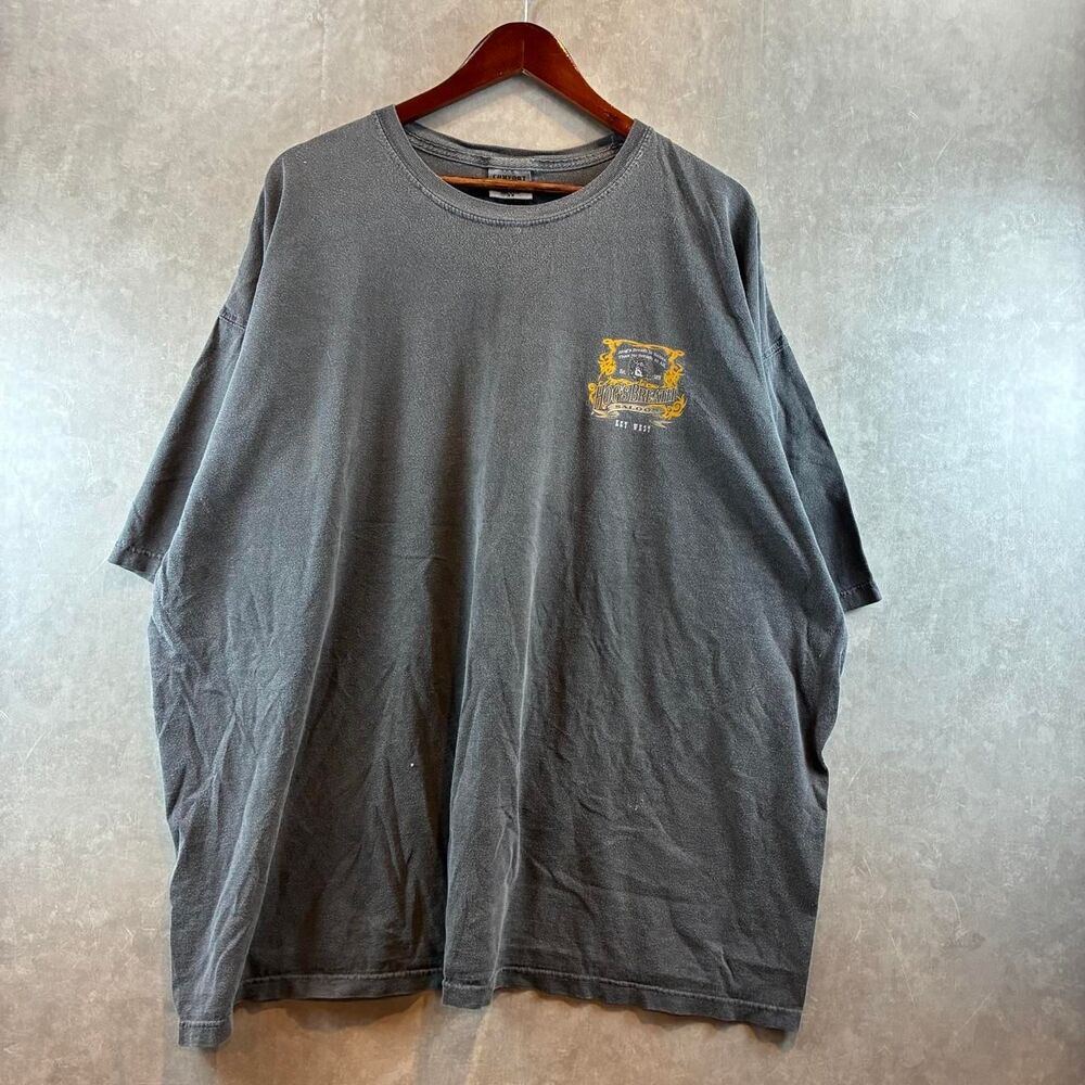 Harley-davidson Men's Grey and Black T-shirt